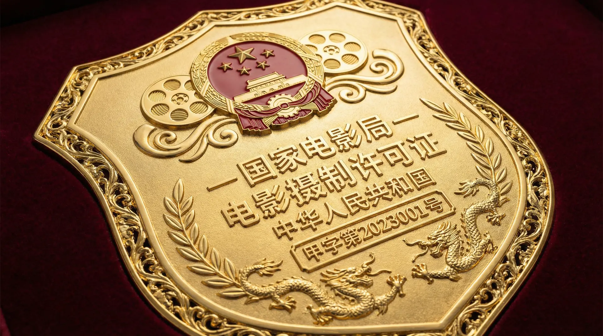 蘑菇视频国家电影局颁发的电影摄制许可证